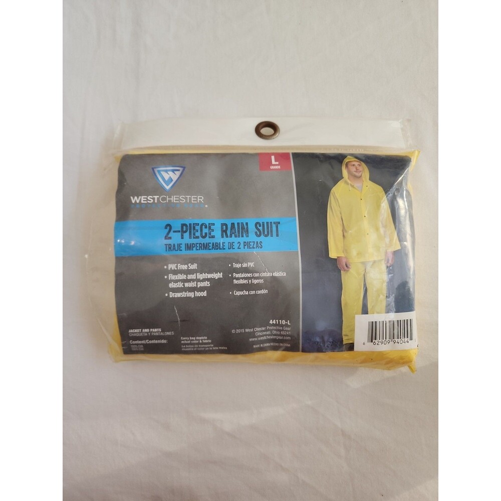 44110-L Westchester Protective Gear 2-Piece Rain Suit in size Large